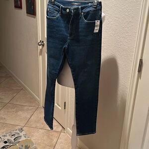 Mavi Women's Size 27 Viola Mid Rise Gaucho Jean Blue Medium Wash Denim New